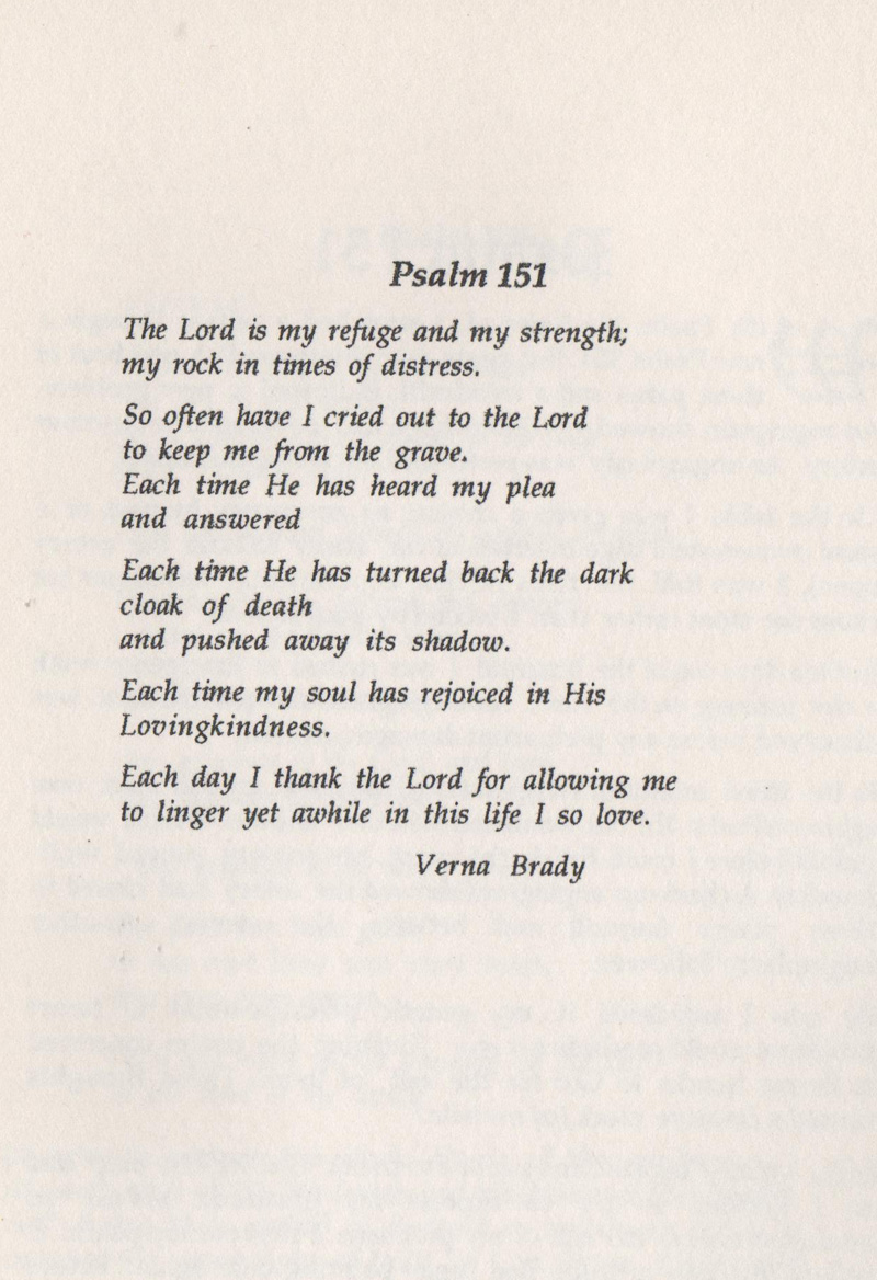 psalm 151 continued